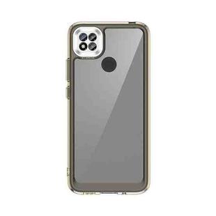 For Xiaomi Poco C31 Colorful Series Acrylic + TPU Phone Case(Transparent Black)