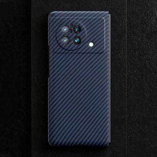 For vivo X Fold Carbon Fiber Shockproof Phone Case(Navy Blue)