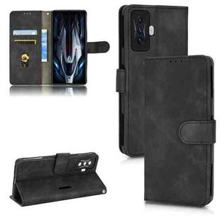For Xiaomi Poco F4 GT/Redmi K50 Gaming Skin Feel Magnetic Flip Leather Phone Case(Black)