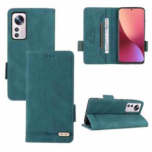 For Xiaomi 12 5G Magnetic Clasp Flip Leather Phone Case(Green)