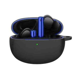 For Realme Buds Air 3 Silicone Earphone Protective Case with Hook(Black)