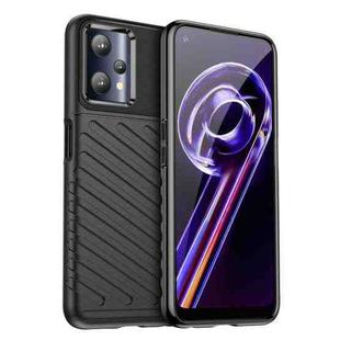 For OPPO Realme 9 5G Thunderbolt Shockproof TPU Protective Soft Phone Case(Black)