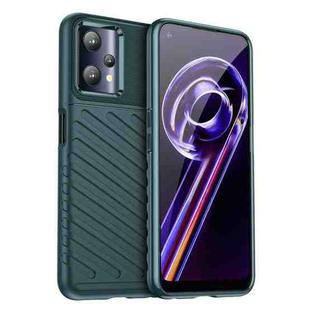 For OPPO Realme 9 5G Thunderbolt Shockproof TPU Protective Soft Phone Case(Green)