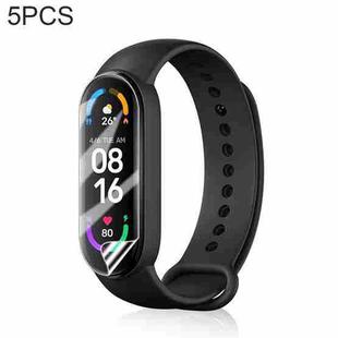 5 PCS For Xiaomi Mi Band 7 / 7 NFC HD Scratch-proof Full Screen TPU Soft Film