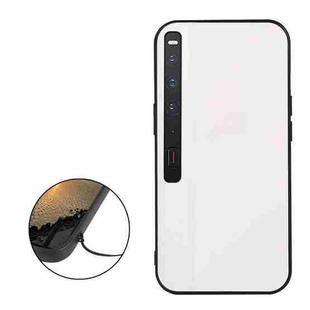 For Huawei Mate Xs 2 Two-color Litchi Texture PU Phone Case(White)