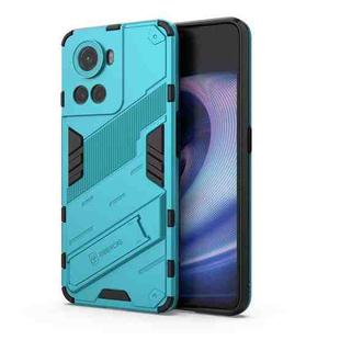 For OnePlus Ace 5G Punk Armor PC + TPU Phone Case with Holder(Blue)