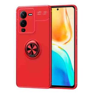 For vivo S15 Pro Metal Ring Holder TPU Phone Case(Red)