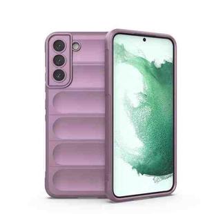 For Samsung Galaxy S22+ 5G Magic Shield TPU + Flannel Phone Case(Purple)
