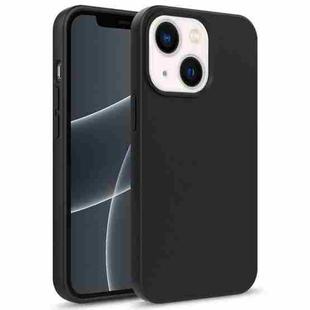 For iPhone 14 Plus Starry Series Shockproof Straw Material + TPU Protective Phone Case  (Black)