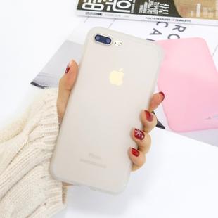 For iPhone 8 Plus / 7 Plus 1.5mm Liquid Emulsion Translucent TPU case(White)