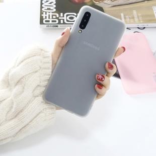 For Galaxy A50 1.5mm Liquid Emulsion Translucent TPU case(White)