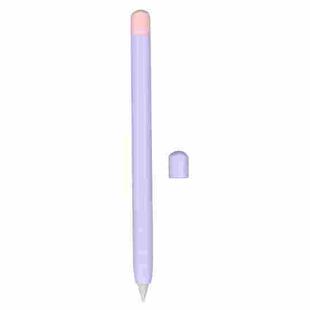 For HUAWEI M-Pencil 2nd Generation Stylus Pen Silicone Protective Case(Light Purple)