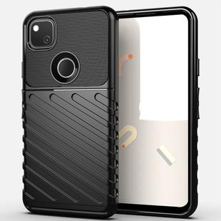 For Google Pixel 4a Thunderbolt Shockproof TPU Soft Case(Black)