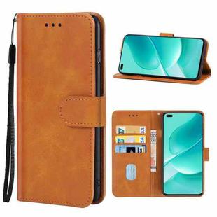 For Huawei nova 9z 5G Leather Phone Case(Brown)