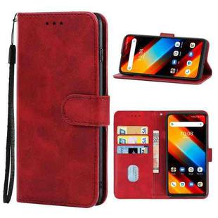 For UMIDIGI Power 7S Leather Phone Case(Red)