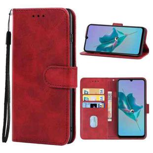 For ZTE Blade V40 Vita Leather Phone Case(Red)