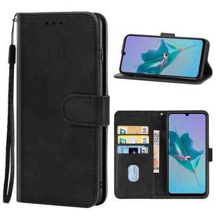 For ZTE Blade V40 Vita Leather Phone Case(Black)