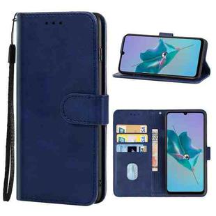For ZTE Blade V40 Vita Leather Phone Case(Blue)