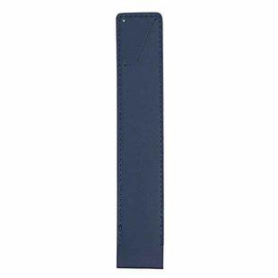 PU Leather Shockproof Protective Case for Apple Pencil 1 / 2(Dark Blue)