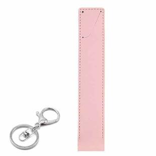 PU Leather Shockproof Protective Case with Metal Buckle for Apple Pencil 1 / 2(Pink)