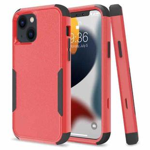 For iPhone 14 Commuter Shockproof TPU + PC Phone Case (Red+Black)