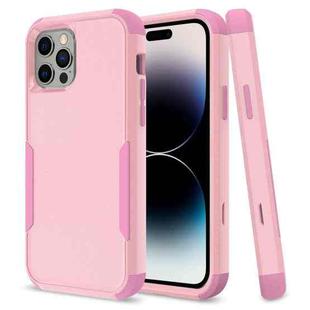 For iPhone 14 Pro Commuter Shockproof TPU + PC Phone Case (Pink)