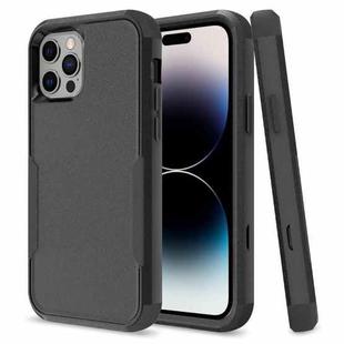 For iPhone 14 Pro Commuter Shockproof TPU + PC Phone Case (Black)