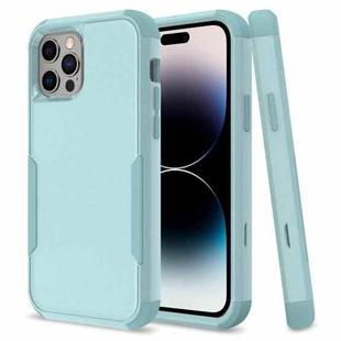 For iPhone 14 Pro Commuter Shockproof TPU + PC Phone Case (Grey Green)