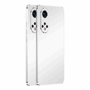 For Honor 50 Ultra Thin Electroplated Frosted TPU Phone Case(White)