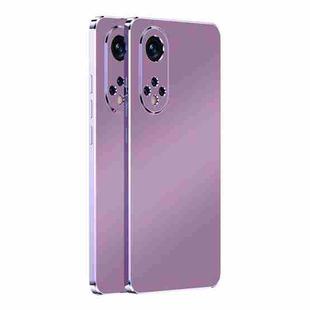 For Honor 50 Ultra Thin Electroplated Frosted TPU Phone Case(Purple)