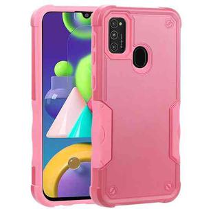 For Samsung Galaxy M21s / M30s Non-slip Shockproof Armor Phone Case(Pink)