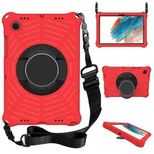 For Samsung Galaxy Tab A8 10.5 2021 Spider King EVA Protective Case with Adjustable Shoulder Strap & Holder(Red)