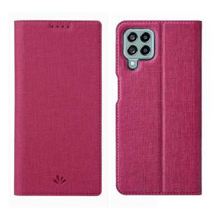 For Samsung Galaxy M33 5G ViLi DMX Series Shockproof TPU + PU Leather Magnetic Attraction Horizontal Flip Case(Rose Red)