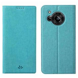 For Sharp Aquos R7 ViLi DMX Series Shockproof TPU + PU Leather Magnetic Attraction Horizontal Flip Case(Blue)