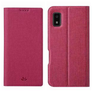 For Sharp Aquos Wish ViLi DMX Series Shockproof TPU + PU Leather Magnetic Attraction Horizontal Flip Case(Rose Red)