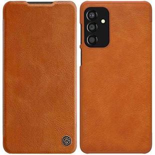 For Samsung Galaxy F23 / M23 5G NILLKIN QIN Series Crazy Horse Texture Leather Case(Brown)