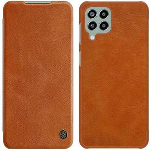 For Samsung Galaxy M33 5G NILLKIN QIN Series Crazy Horse Texture Leather Case(Brown)