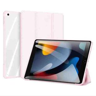 DUX DUCIS Copa Series Smart Leather Tablet Case For iPad 10.2 2021 / 2020 / 2019(Pink)