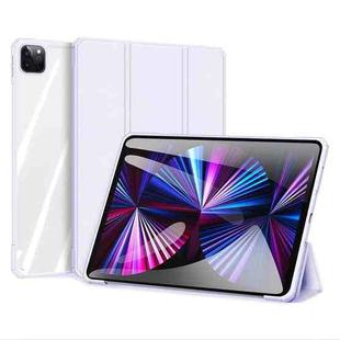 For iPad Pro 11 2022/2021/2020/2018 DUX DUCIS Copa Series Smart Leather Tablet Case(Purple)