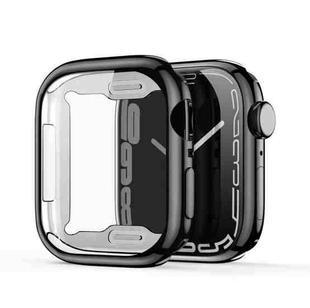 DUX DUCIS Samo Series Electroplated TPU Watch Case For Apple Watch Series 6&SE&5&4 40mm / 3&2&1 38mm(Black)