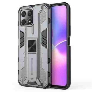 For Honor X30i / Play5T Pro / X8 4G CN Supersonic PC + TPU Holder Phone Case(Grey)