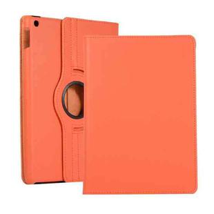 For Lenovo M10 Plus 3rd Litchi Texture 360 Degrees Rotation Leather Tablet Case with Holder(Orange)