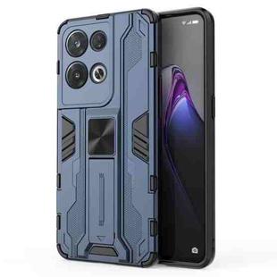 For OPPO Reno8 Pro 5G Supersonic PC + TPU Shock-proof Phone Case(Blue)