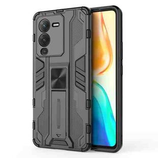 For vivo S15 Supersonic PC + TPU Shock-proof Phone Case(Black)