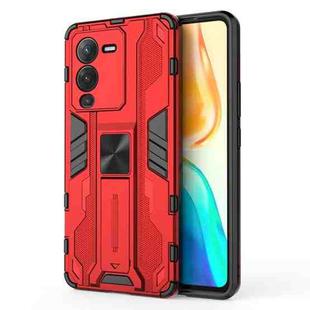 For vivo S15 Supersonic PC + TPU Shock-proof Phone Case(Red)