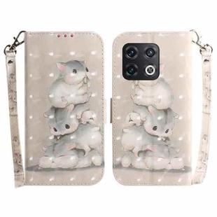 For OnePlus 10 Pro 5G 3D Colored Horizontal Flip Leather Phone Case(Squirrels)