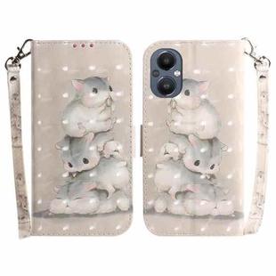 For OnePlus Nord N20 5G 3D Colored Horizontal Flip Leather Phone Case(Squirrels)