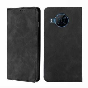 For Nokia X100 Skin Feel Magnetic Horizontal Flip Leather Phone Case(Black)