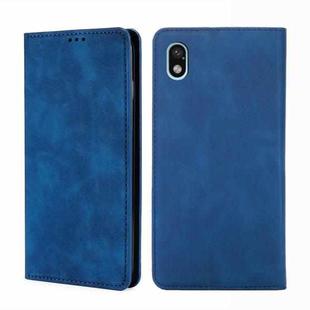 For Sony Xperia Ace III Skin Feel Magnetic Horizontal Flip Leather Phone Case(Blue)