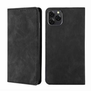 For Blackview A95 Skin Feel Magnetic Horizontal Flip Leather Phone Case(Black)